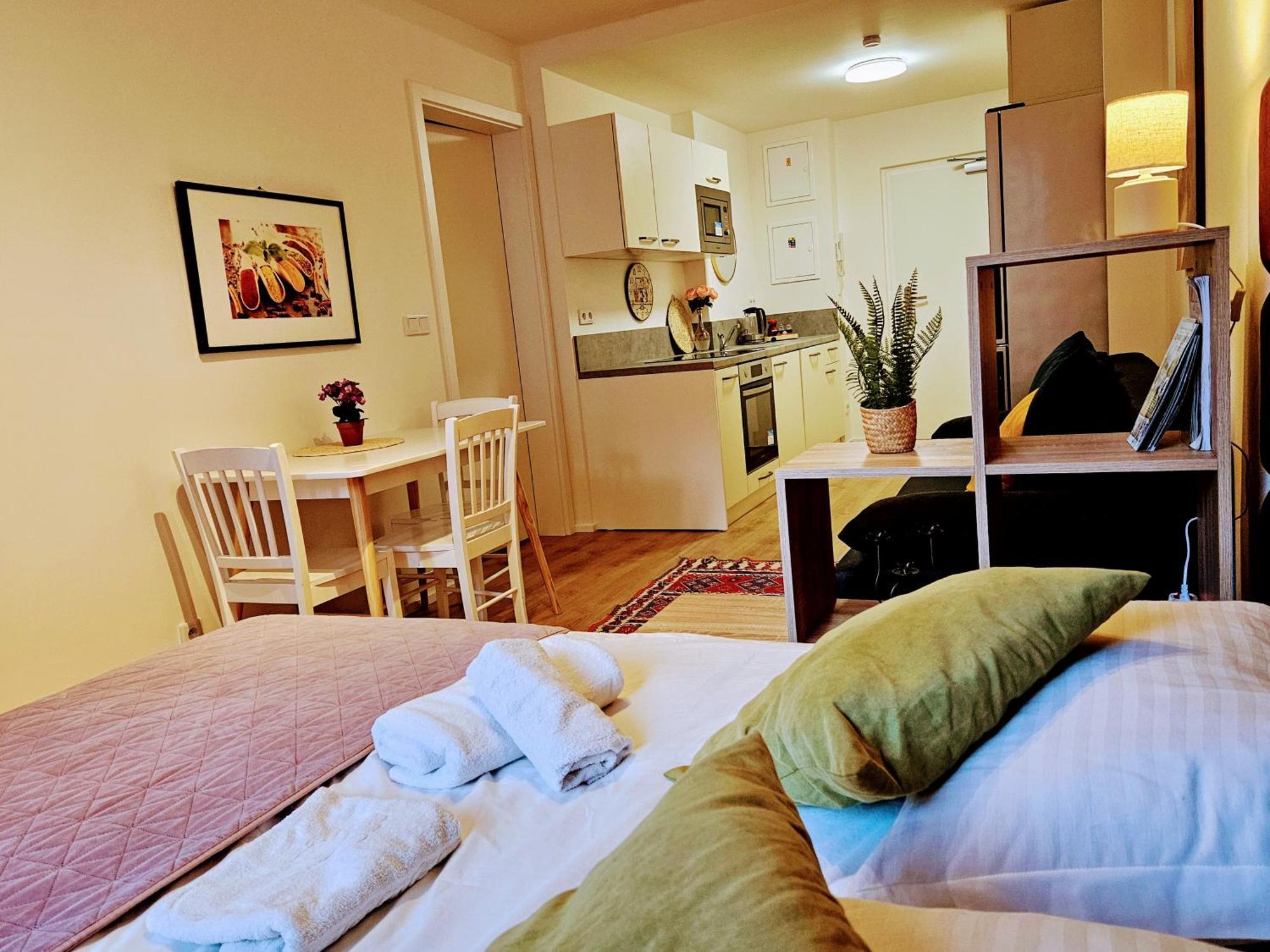 Live-inn Hotel-style 5 Apartments, 20 Mins To Centre, Gym, Reception, Free Parking, Lift, Roof Terrace & Game Praga